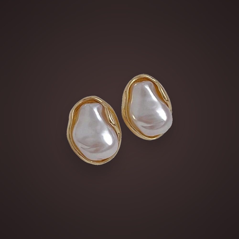 Baroque Pearl Studs