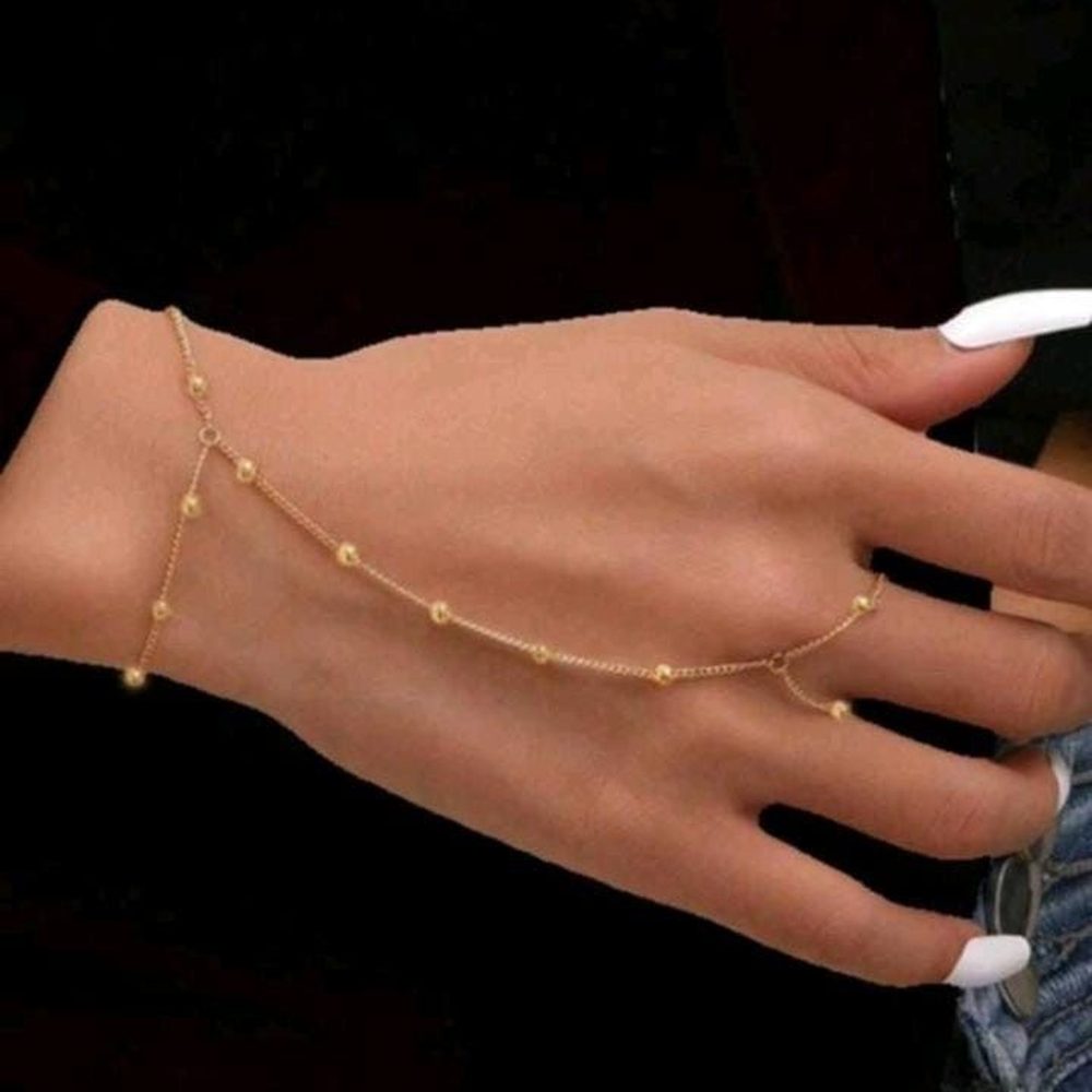 Beaded Hand Chain
