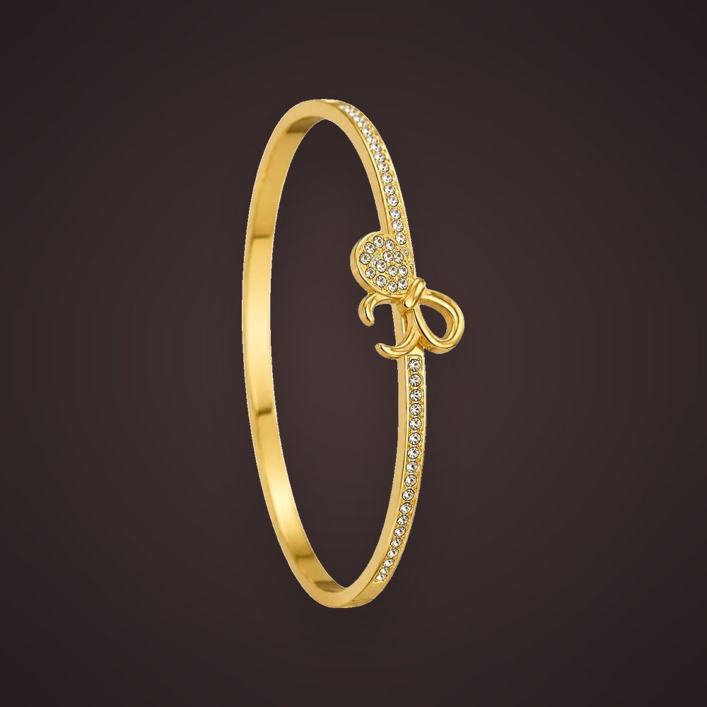 Bow Pavé Bangle