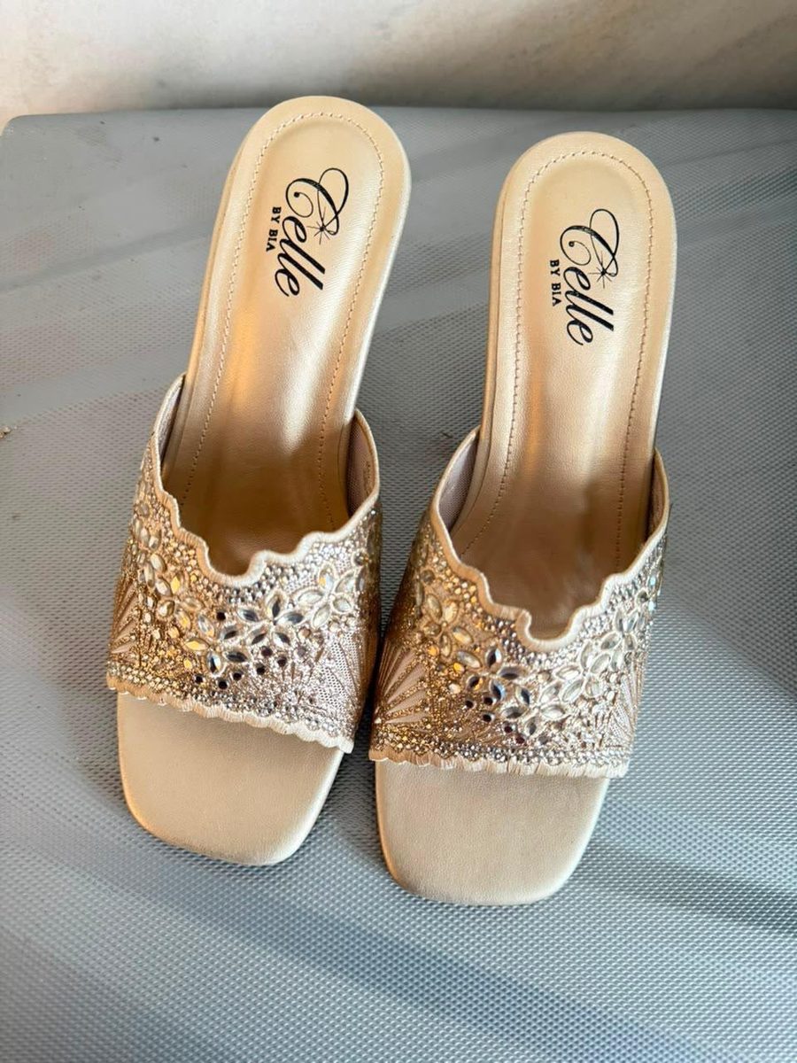 Crystal Scallop Mule — Champagne