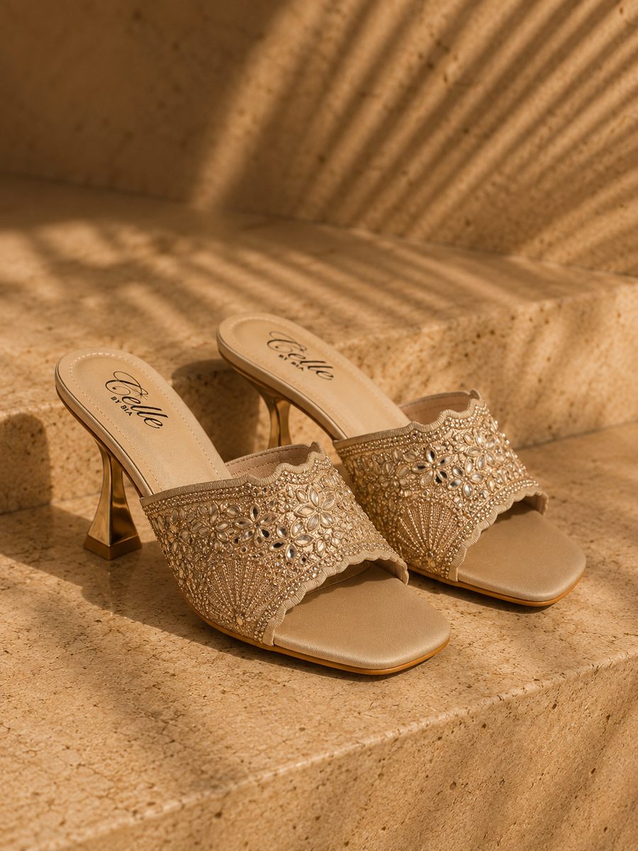 Crystal Scallop Mule — Champagne