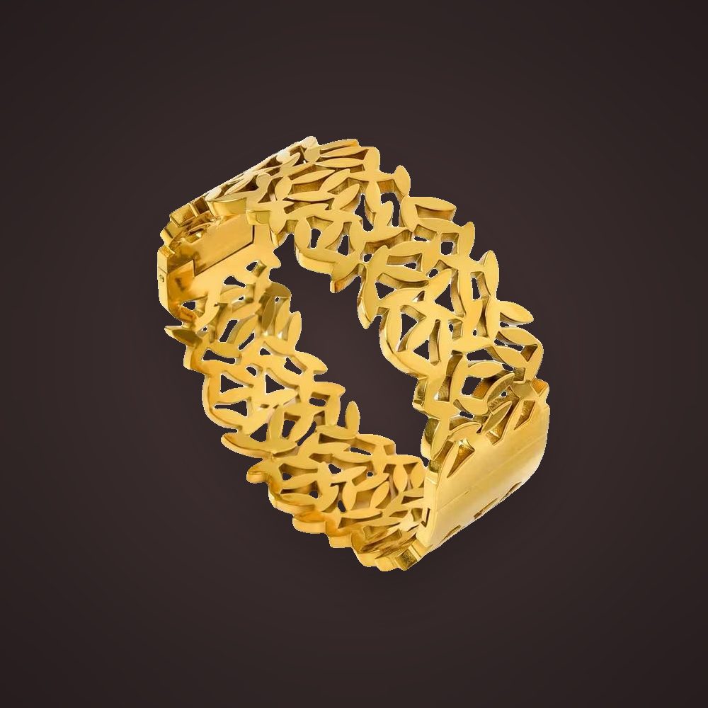 Leaf Openwork Cuff