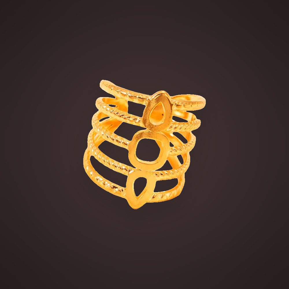 Openwork Crown Ring