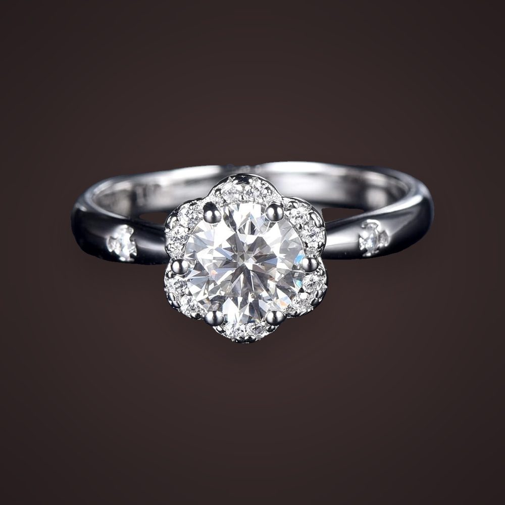Oval Halo Ring