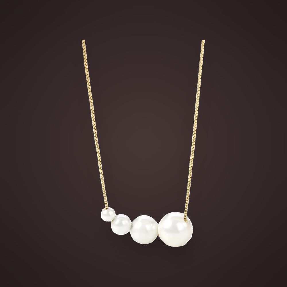 Pearl Station Necklace