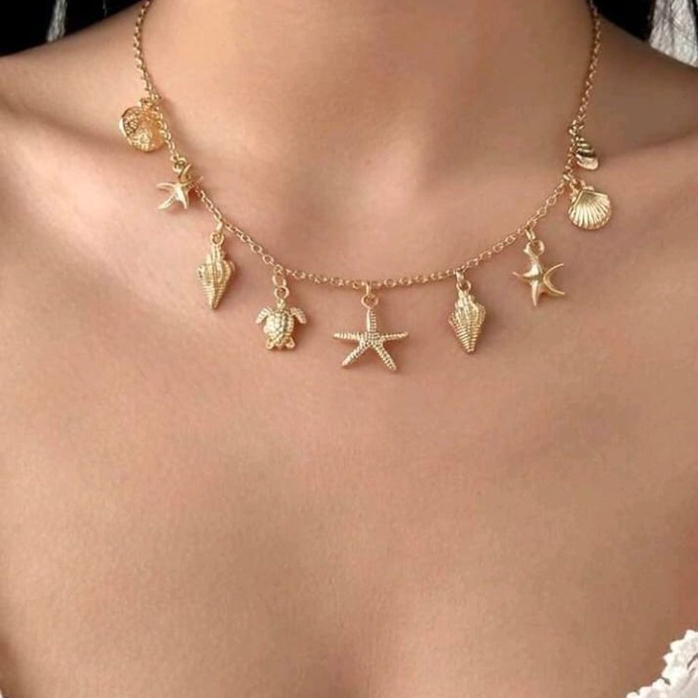 Seashore Charm Necklace